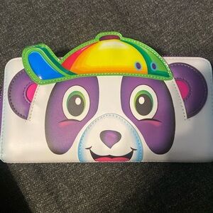 Loungefly Lisa Frank painter  panda cosplay wristlet wallet